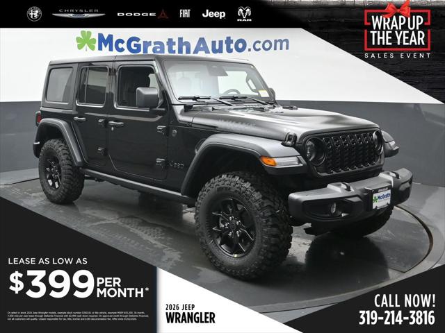 2026 Jeep Wrangler WRANGLER 4-DOOR WILLYS 2026 Jeep Wrangler WRANGLER 4-DOOR WILLYS
