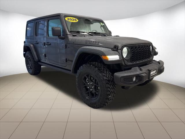 2026 Jeep Wrangler WRANGLER 4-DOOR WILLYS 2026 Jeep Wrangler WRANGLER 4-DOOR WILLYS