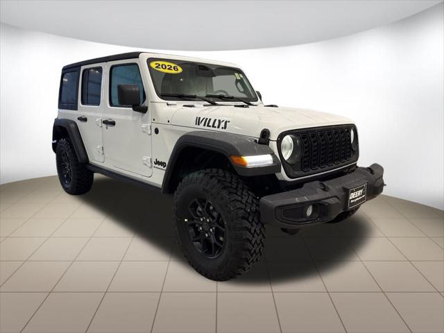 2026 Jeep Wrangler WRANGLER 4-DOOR WILLYS 2026 Jeep Wrangler WRANGLER 4-DOOR WILLYS