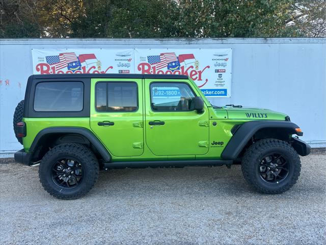 2026 Jeep Wrangler WRANGLER 4-DOOR WILLYS 2026 Jeep Wrangler WRANGLER 4-DOOR WILLYS