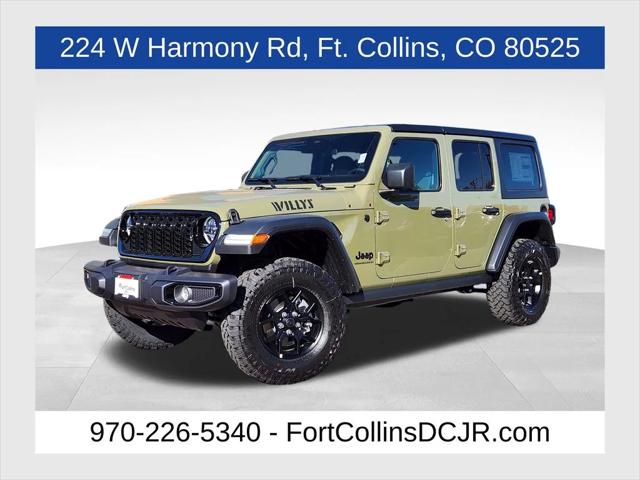 2026 Jeep Wrangler WRANGLER 4-DOOR WILLYS 2026 Jeep Wrangler WRANGLER 4-DOOR WILLYS