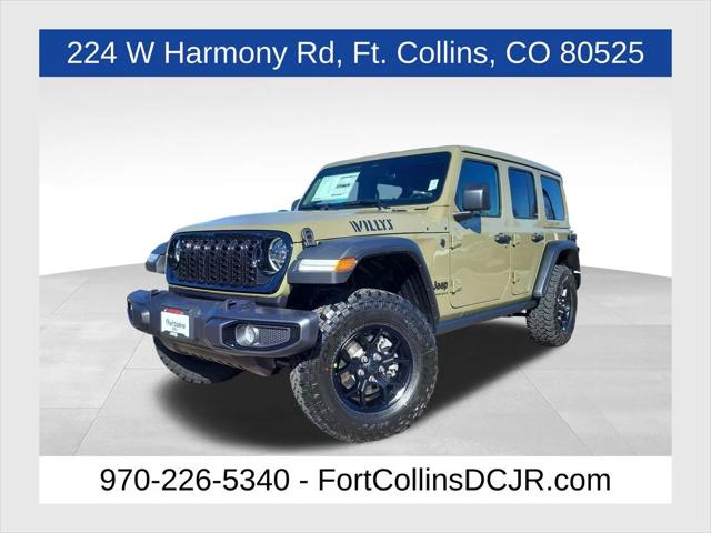 2026 Jeep Wrangler WRANGLER 4-DOOR WILLYS 2026 Jeep Wrangler WRANGLER 4-DOOR WILLYS