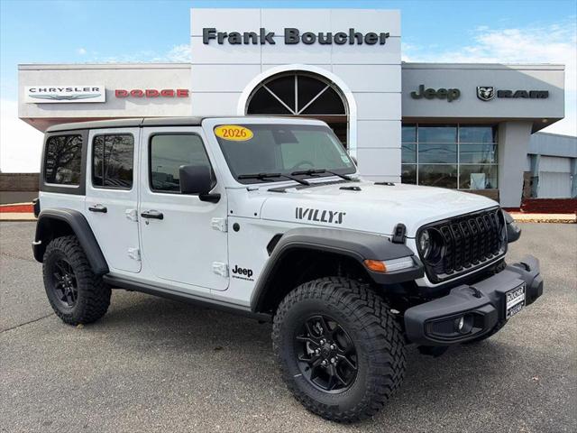 2026 Jeep Wrangler WRANGLER 4-DOOR WILLYS 2026 Jeep Wrangler WRANGLER 4-DOOR WILLYS