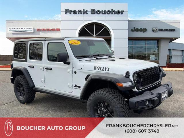 2026 Jeep Wrangler WRANGLER 4-DOOR WILLYS 2026 Jeep Wrangler WRANGLER 4-DOOR WILLYS