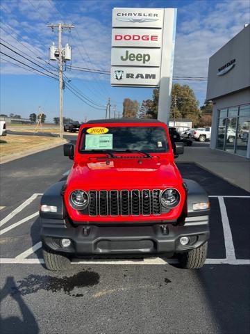 2026 Jeep Wrangler WRANGLER 2-DOOR SPORT S 2026 Jeep Wrangler WRANGLER 2-DOOR SPORT S