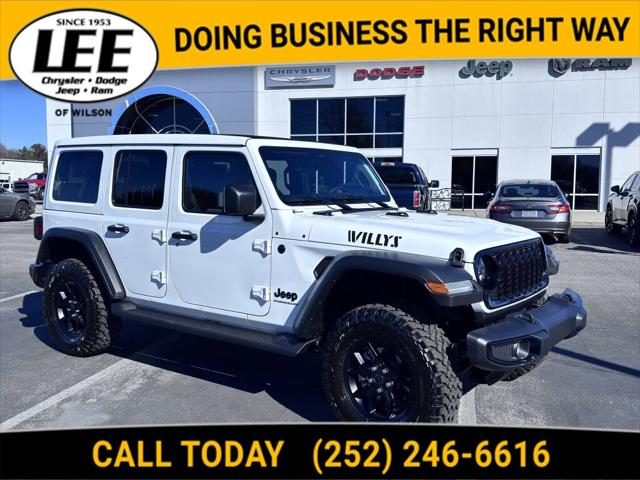 2026 Jeep Wrangler WRANGLER 4-DOOR WILLYS 2026 Jeep Wrangler WRANGLER 4-DOOR WILLYS