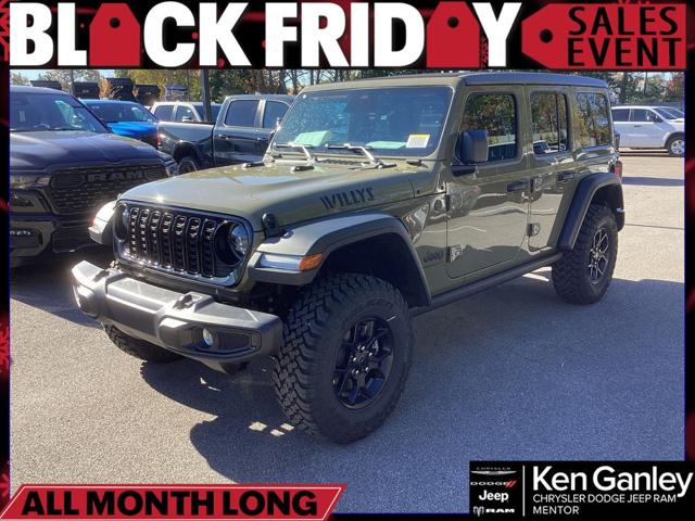 2026 Jeep Wrangler WRANGLER 4-DOOR WILLYS 2026 Jeep Wrangler WRANGLER 4-DOOR WILLYS