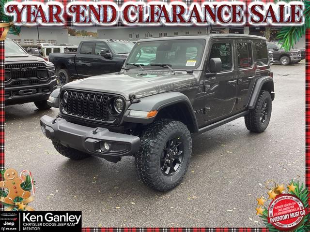 2026 Jeep Wrangler WRANGLER 4-DOOR WILLYS 2026 Jeep Wrangler WRANGLER 4-DOOR WILLYS