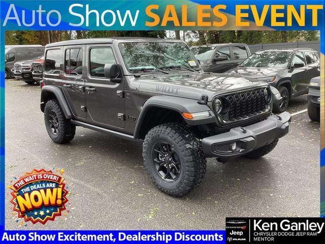 2026 Jeep Wrangler WRANGLER 4-DOOR WILLYS 2026 Jeep Wrangler WRANGLER 4-DOOR WILLYS