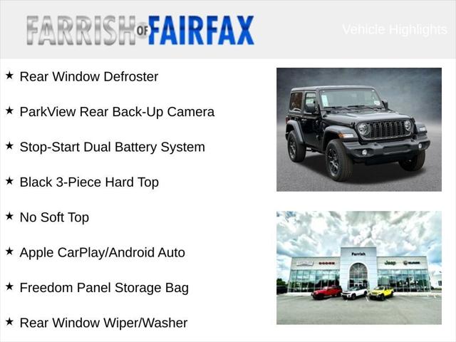 2026 Jeep Wrangler WRANGLER 2-DOOR SPORT