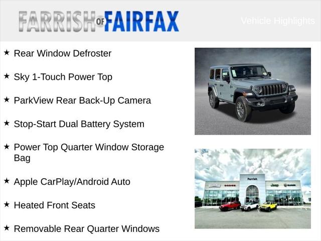 2026 Jeep Wrangler WRANGLER 4-DOOR SPORT S 2026 Jeep Wrangler WRANGLER 4-DOOR SPORT S