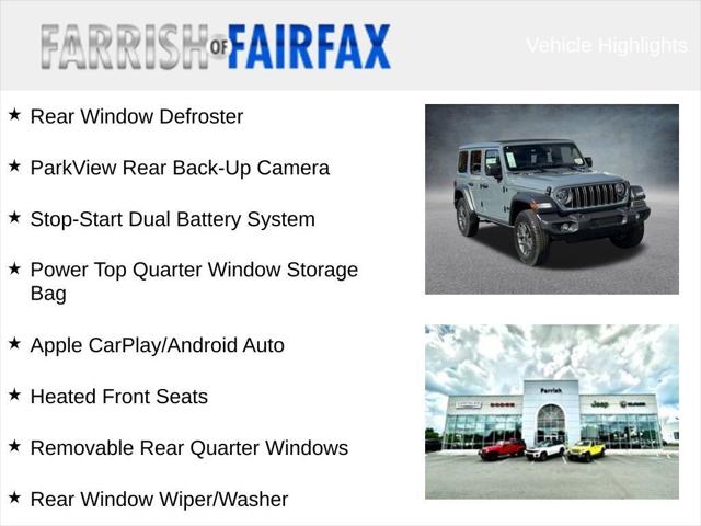 2026 Jeep Wrangler WRANGLER 4-DOOR SPORT S 2026 Jeep Wrangler WRANGLER 4-DOOR SPORT S