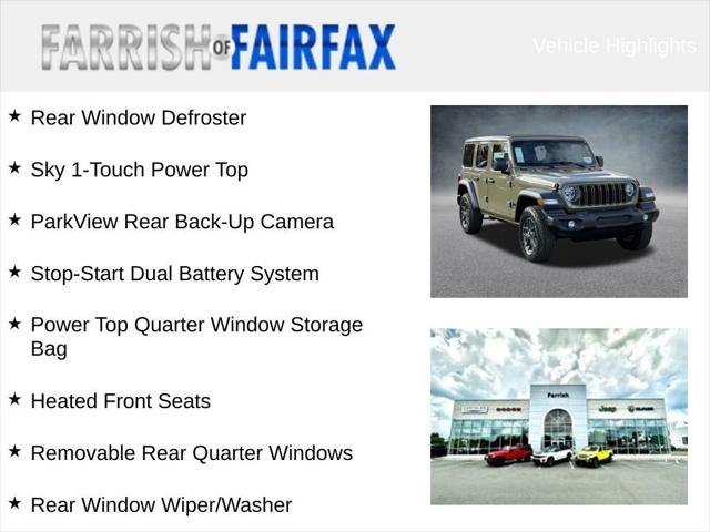 2026 Jeep Wrangler WRANGLER 4-DOOR SPORT S 2026 Jeep Wrangler WRANGLER 4-DOOR SPORT S