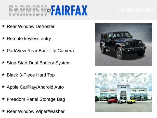 2026 Jeep Wrangler WRANGLER 4-DOOR SPORT 2026 Jeep Wrangler WRANGLER 4-DOOR SPORT