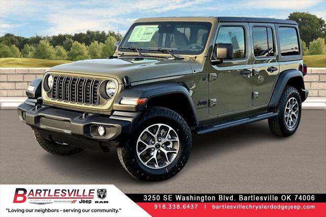 2026 Jeep Wrangler 4-Door Sport S 4x4 for sale in Bartlesville, OK