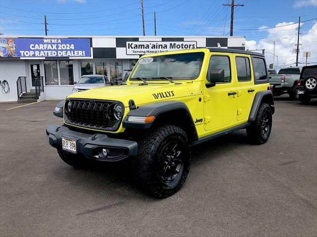 2024 Jeep Wrangler 4-Door Willys 4x4 2024 Jeep Wrangler 4-Door Willys 4x4