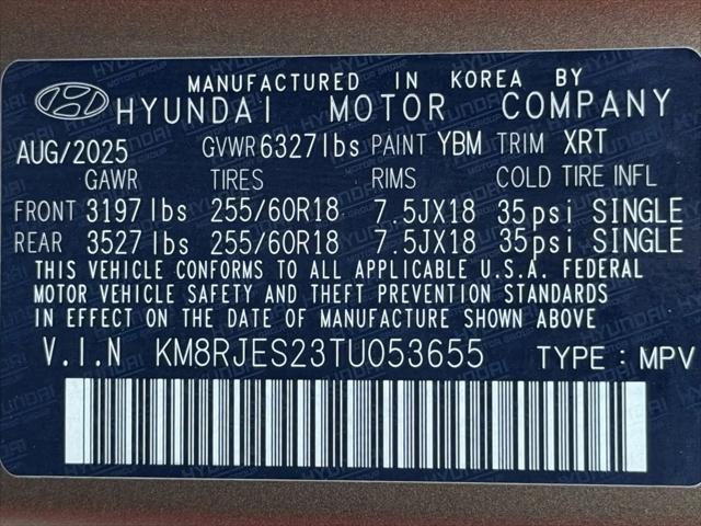 2026 Hyundai Palisade XRT Pro
