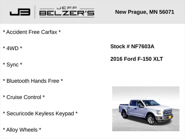 2016 Ford F-150 XLT 2016 Ford F-150 XLT