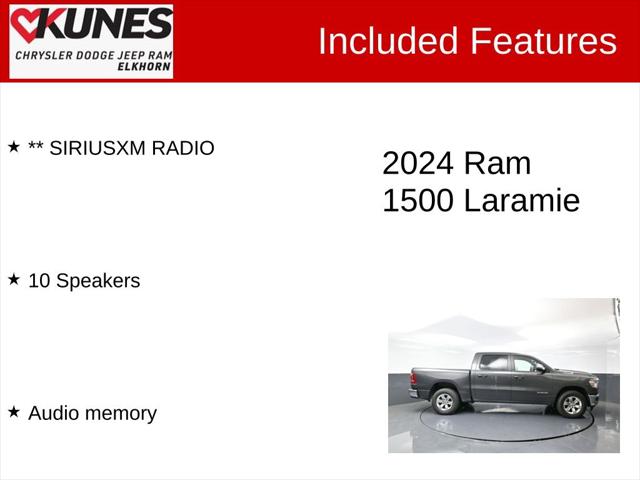 2024 RAM 1500 Laramie Crew Cab 4x4 57 Box 2024 RAM 1500 Laramie Crew Cab 4x4 57 Box