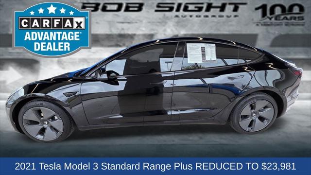 2021 Tesla Model 3 Standard Range Plus Rear-Wheel Drive 2021 Tesla Model 3 Standard Range Plus Rear-Wheel Drive