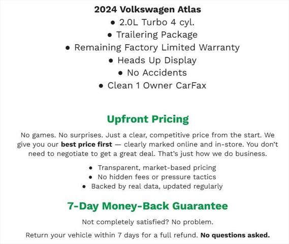 2024 Volkswagen Atlas Cross Sport 2.0T SEL R-Line