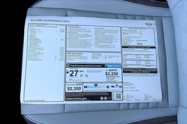 2025 MINI Cooper Countryman Cooper S