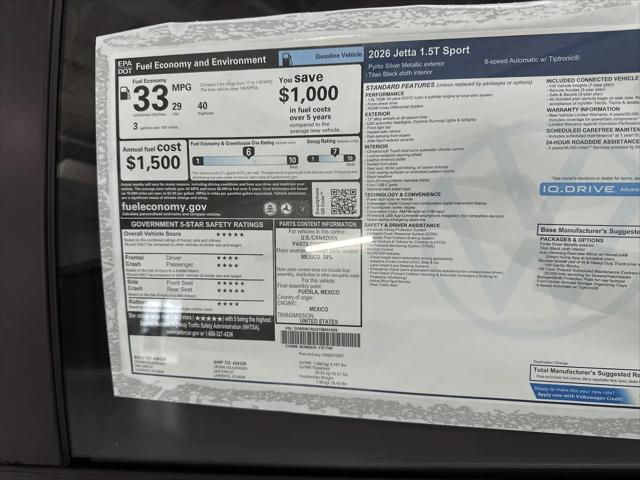 2026 Volkswagen Jetta Sport