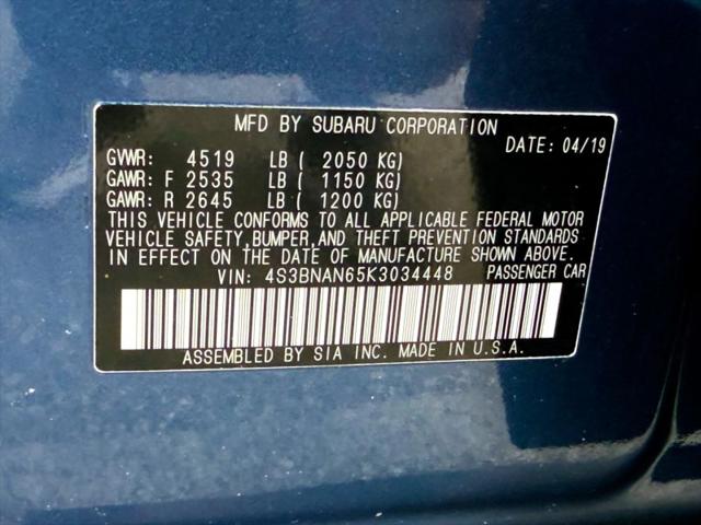 2019 Subaru Legacy 2.5i Limited