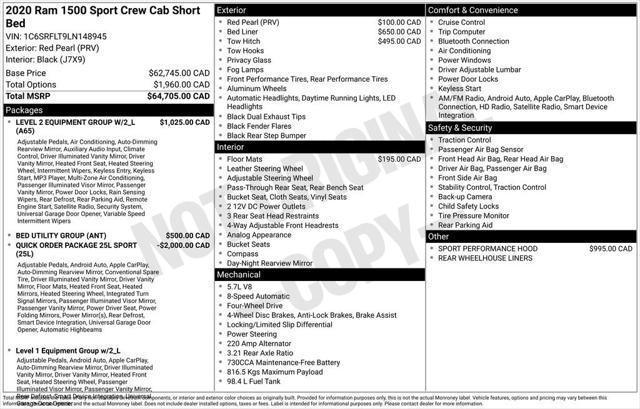 2020 RAM 1500 Rebel 2020 RAM 1500 Rebel