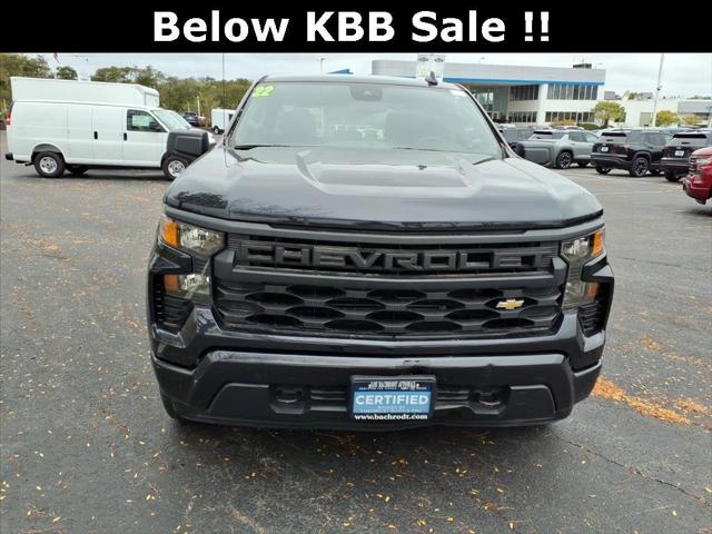 2022 Chevrolet Silverado 1500 4WD Crew Cab Short Bed Custom 2022 Chevrolet Silverado 1500 4WD Crew Cab Short Bed Custom