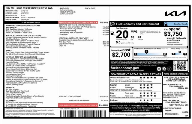 2024 Kia Telluride SX Prestige X-Line 2024 Kia Telluride SX Prestige X-Line