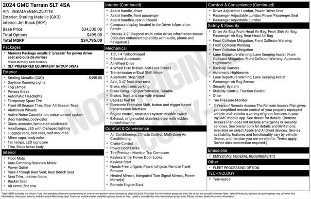 2024 GMC Terrain AWD SLT 2024 GMC Terrain AWD SLT