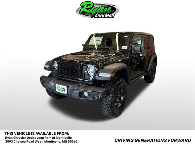 2026 Jeep Wrangler WRANGLER 4-DOOR WILLYS 2026 Jeep Wrangler WRANGLER 4-DOOR WILLYS