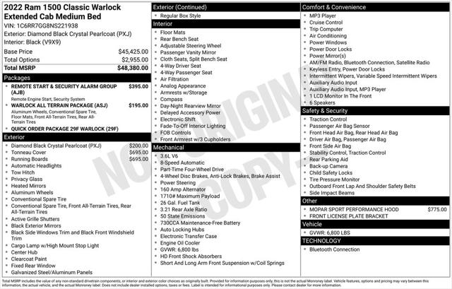 2022 RAM 1500 Classic Warlock