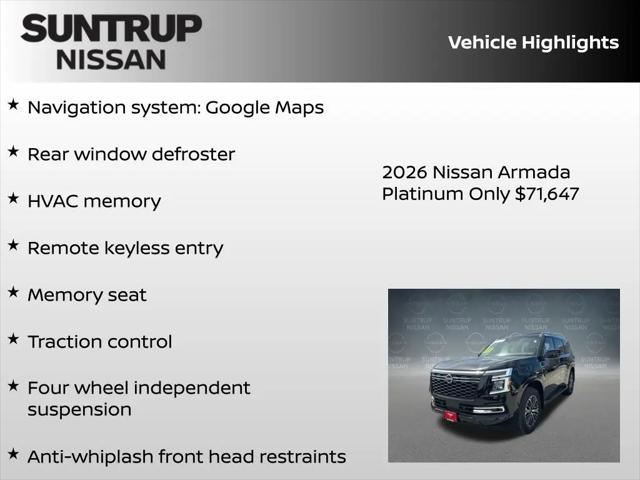 2026 Nissan Armada Platinum