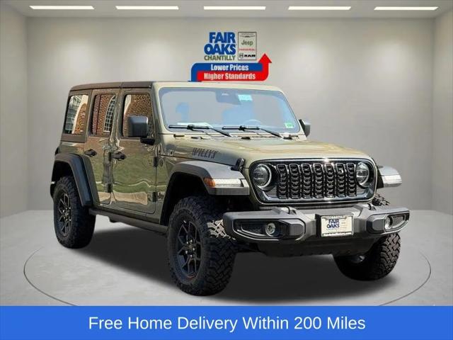2026 Jeep Wrangler 4-Door Willys 4x4 for sale in Chantilly, VA
