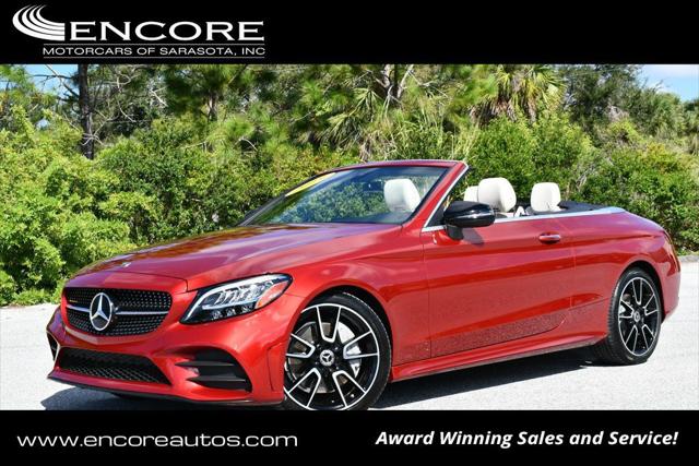 2019 Mercedes-Benz C-CLASS C 300 C 300 Cabriolet W/Premium, AMG Line and Parking Assist Packages for sale in Sarasota, FL