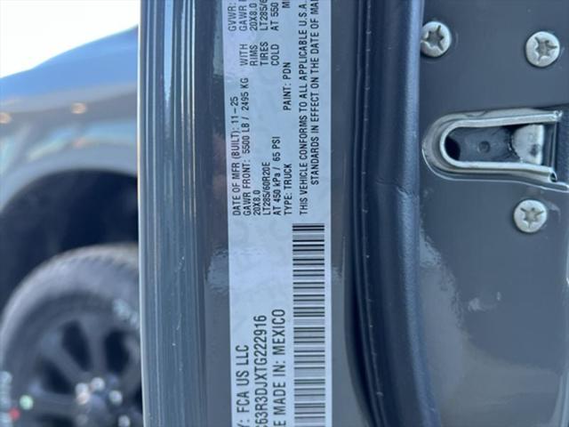 2026 Ram 3500 Big Horn Crew Cab 4x4 6'4" Box
