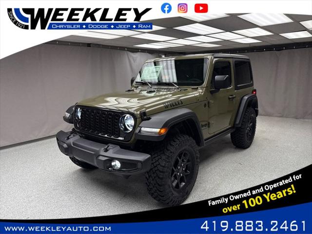 2026 Jeep Wrangler WRANGLER 2-DOOR WILLYS 2026 Jeep Wrangler WRANGLER 2-DOOR WILLYS