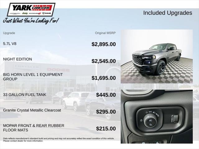 2026 RAM Ram 1500 RAM 1500 BIG HORN CREW CAB 4X4 57 BOX