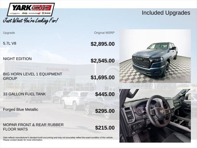 2026 RAM Ram 1500 RAM 1500 BIG HORN CREW CAB 4X4 57 BOX