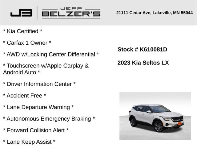 2023 Kia Seltos LX 2023 Kia Seltos LX