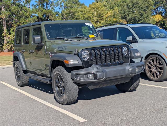 2022 Jeep Wrangler Unlimited Willys 4x4 2022 Jeep Wrangler Unlimited Willys 4x4