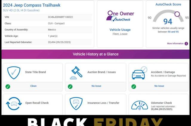 2024 Jeep Compass Trailhawk 4x4 2024 Jeep Compass Trailhawk 4x4