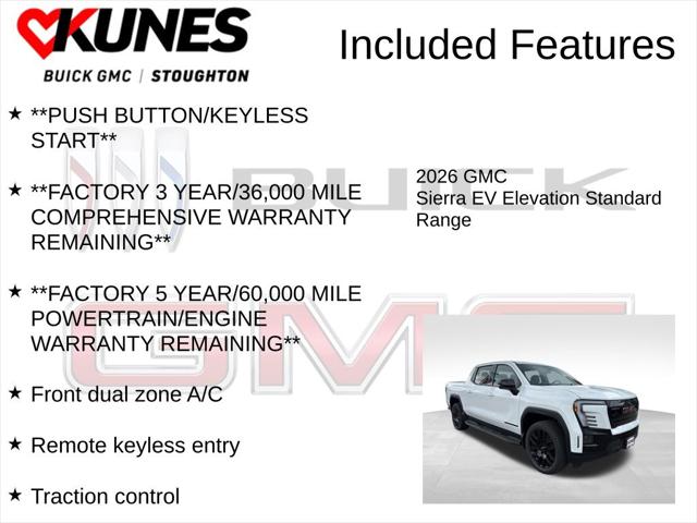 2026 GMC Sierra Standard Range Elevation