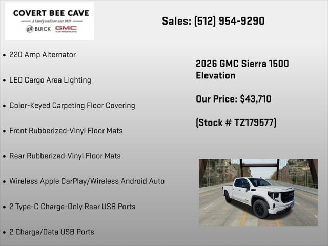 2026 GMC Sierra 1500 Double Cab, Standard Bed, Elevation, 4WD