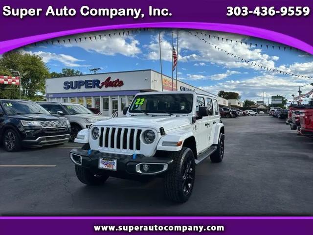 2022 Jeep Wrangler 4xe Unlimited Sahara 4x4 for sale in Denver, CO