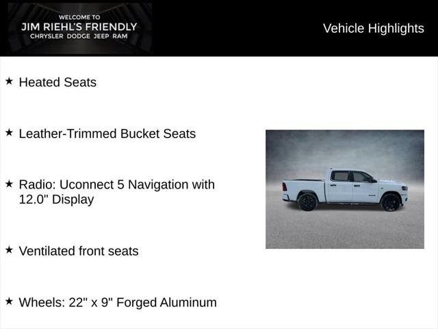 2026 RAM Ram 1500 RAM 1500 LARAMIE CREW CAB 4X4 57 BOX