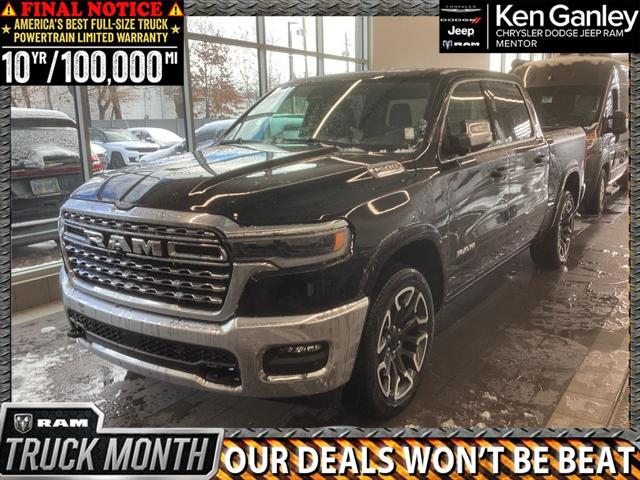 2026 RAM Ram 1500 RAM 1500 LIMITED LONGHORN CREW CAB 4X4 57 BOX