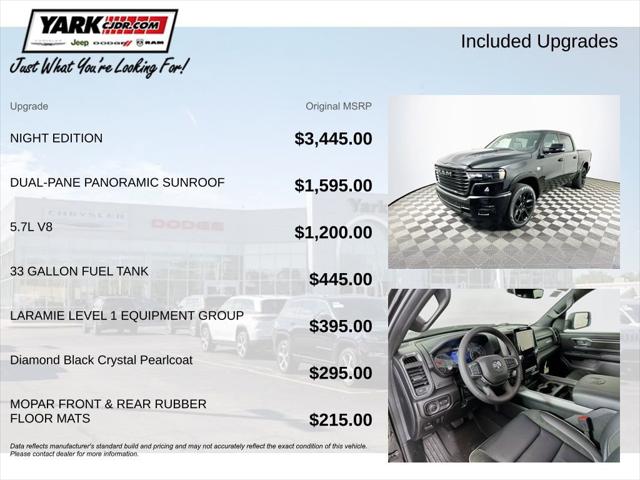 2026 RAM Ram 1500 RAM 1500 LARAMIE CREW CAB 4X4 57 BOX